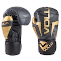 Luva de Boxe Vollo Muay Thai Kickboxing Training 14oz PRETO/OURO