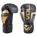 Luva de Boxe Vollo Muay Thai Kickboxing Training 12oz PRETO/OURO