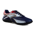 Chuteira de Society Adulta Diadora Mondiale II AZUL/BRANCO