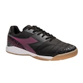 Chuteira de Futsal Adulta Diadora Nazionale Elite PRETO/CINZA