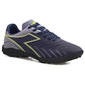 Chuteira Society Adulta Diadora Tempesta AZUL/CINZA