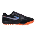 Chuteira de Society Adulta Topper Dominator Club VI PRETO/LARANJA
