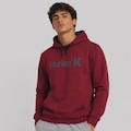 Blusão de Moletom Hurley One &amp; Only Masculino VERMELHO/VINHO