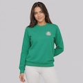 Blusão de Moletom Palmeiras Embossed Feminino VERDE
