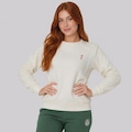 Blusão do Palmeiras Moletom PI Feminino BRANCO