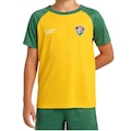 Camisa do Fluminense Reluz Braziline - Infantil AMARELO