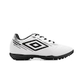 Chuteira Society Infantil Umbro BP Brave Jr UM26 BRANCO/PRETO