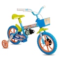 Bicicleta Infantil Aro 12 com Rodinhas Verden Bikes AZUL/ROSA CLA