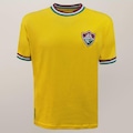 Camisa do Fluminense Brasil 1970 Liga Retrô - Masculina AMARELO