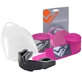 Kit Bandagem Elástica + Protetor Bucal Boxe Vollo ROSA