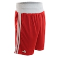 Shorts Boxe adidas - Masculina VERMELHO/BRANCO