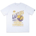 Camiseta New Era Fan Los Angeles Lakers - Masculina BRANCO
