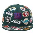 Boné Adulto New Era 950 All NFL League Aba Reta VERDE