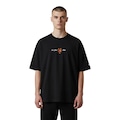 Camiseta New Era Regular Script New York Mets - Masculina PRETO