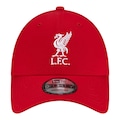 Boné Adulto New Era Core 940 Liverpool Aba Curva VERMELHO