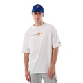 Camiseta New Era Regular Script New York Mets - Masculina BRANCO