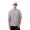 Camiseta New Era Regular Waffle New York Mets - Masculina CINZA