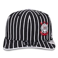 Boné Adulto do Corinthians New Era 970 Aba Reta PRETO