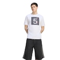 Camiseta adidas Audi F1 Team Gabriel Bortoleto Estampa II Masculina BRANCO