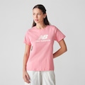 Camiseta New Balance Essentials Feminina ROSA
