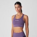 Top New Balance Graphic Sports Bra Feminino ROXO