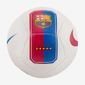 Bola de Futebol Barcelona Nike Pitch BRANCO/VERMELHO