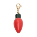 Jibbitz™ Pingente de Luz Vermelha de Festas Único - Unissex BRANCO