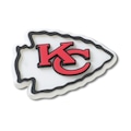 Jibbitz™ NFL Kansas City Chiefs Logo Único - Unissex BRANCO