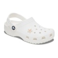 Jibbitz™ Flor de Pérolas Com Coração Único - Unissex BRANCO