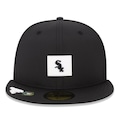 Boné Adulto New Era 5950 Chicago White Sox Aba Reta PRETO