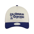 Boné Adulto New Era 940mc A-Frame Retro Los Angeles Dodgers Aba Curva BEGE