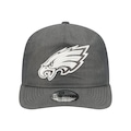 Boné Adulto New Era Nylon Philadelphia Eagles Aba Curva CINZA