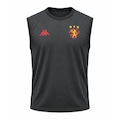 Camiseta Regata Sport Recife 26/27 Supporter Essence Kappa - Masculina PRETO