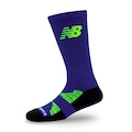 Meia Cano Longo New Balance Performance Run - Unissex AZUL/VERDE