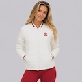 Jaqueta do Internacional Puffer Feminina BRANCO