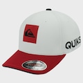 Boné Masculino Quiksilver Emb Hard Hitter White Importado - Aba Curva BRANCO