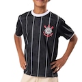 Camisa do Corinthians Corinto Braziline Infantil PRETO