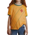 Camisa do Vasco Folha Braziline Infantil AMARELO