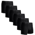 Kit 6 Cuecas Boxer Tact Invictus Adulto PRETO