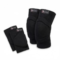 Kit Joelheira Seleção + Cotoveleira Cotopro Futsal Triatleta Esportes PRETO