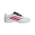 Chuteira Society Adulto adidas com Língua Dobrável Predator Club BRANCO/ROSA