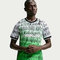 Camiseta Nigéria Dri-FIT Academy Pro Pré-Jogo Nike Masculina PRETO/VERDE