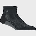 Meia Performance ASICS Run Sock Quarter Unissex PRETO