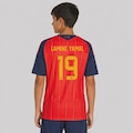 Camisa Espanha I 26/27 19 Lamine Yamal adidas Infantil BRANCO