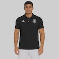 Camisa Polo Kappa Piquet Rio Branco 2026 Masculina PRETO
