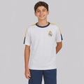 Camisa Real Madrid Galáticos Dry Fit Infantil BRANCO