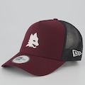 Boné New Era AS Roma Trucker 940 VERMELHO/VINHO