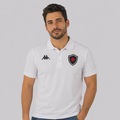 Camisa Polo Kappa Piquet Botafogo-PB 2026 Masculina BRANCO