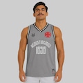 Camiseta Regata do Vasco Resistiremos Masculina CINZA