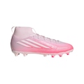 Chuteira de Campo Infantil adidas Cano Alto F50 Sparkfusion League ROSA/BRANCO